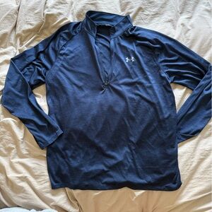 Under Armour Men’s Lightweight Blue Quarter Zip Pullover
